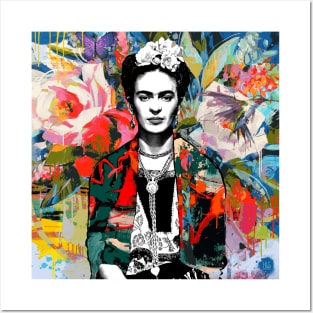 Frida Kahlo pop art Posters and Art